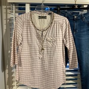 NWT - Maison Scotch -long sleeve blouse